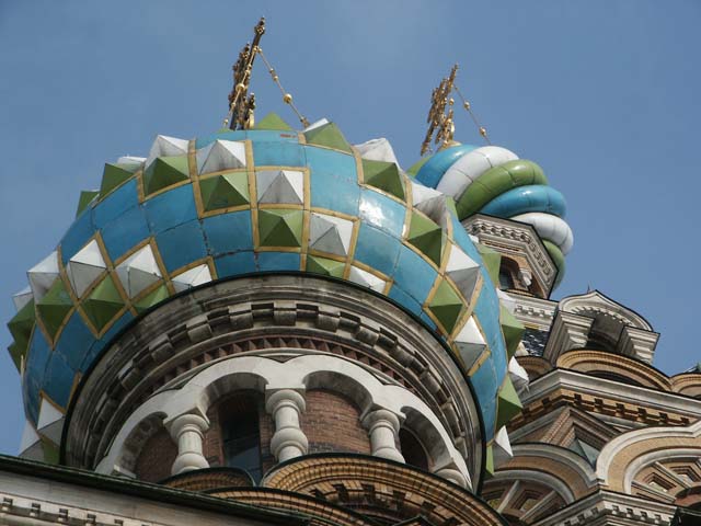 The typical onion domes