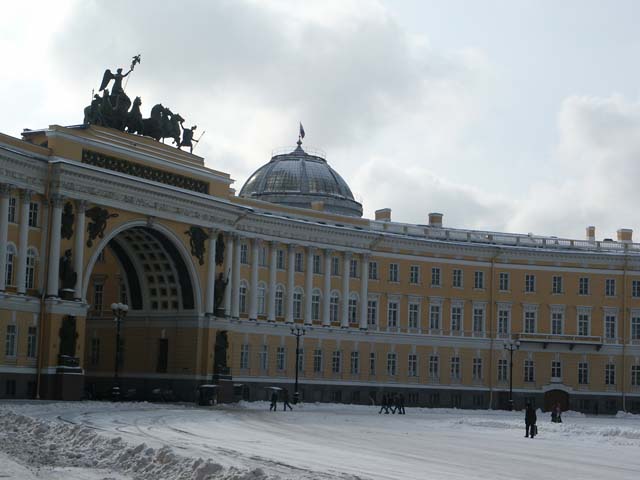 Huge Gereral Staff Building at Palace Square