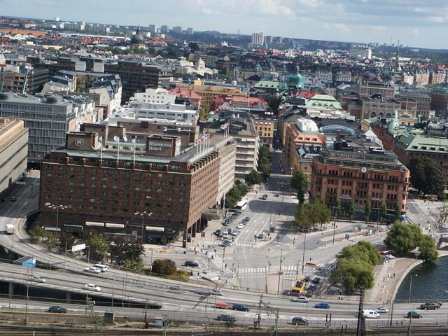 Norrmalm von oben, das moderne Herz Stockholms